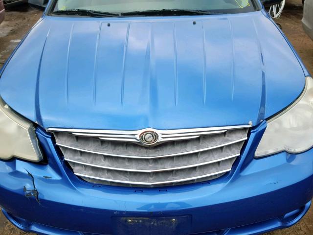 1C3LC46K88N204861 - 2008 CHRYSLER SEBRING LX BLUE photo 7