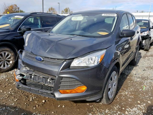 1FMCU0F7XGUC83818 - 2016 FORD ESCAPE S GRAY photo 2