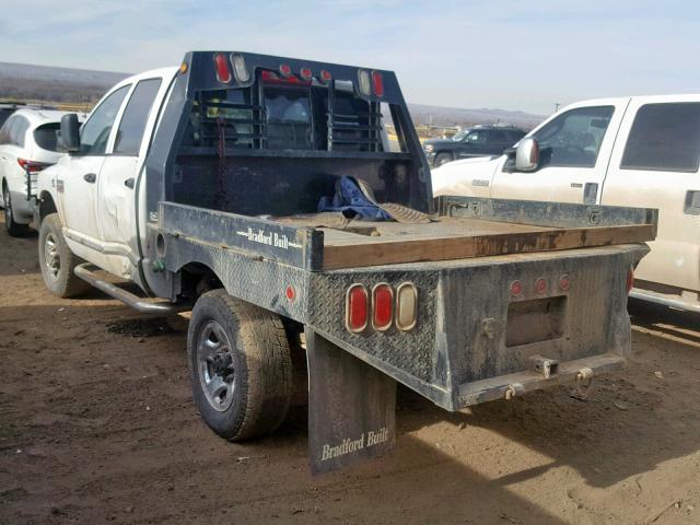 1D7KS28A27J615039 - 2007 DODGE RAM 2500 S WHITE photo 3