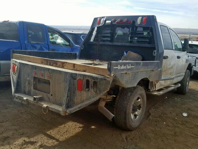 1D7KS28A27J615039 - 2007 DODGE RAM 2500 S WHITE photo 4