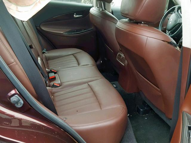 JN1AJ0HRXCM450789 - 2012 INFINITI EX35 BASE Tünd qırmızı foto 6