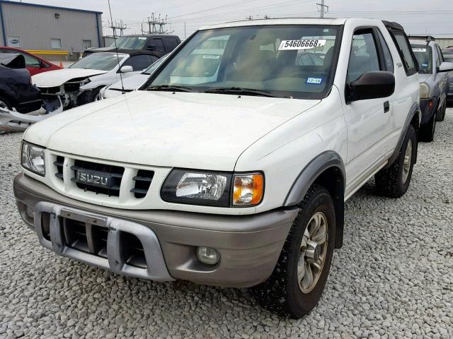 4S2CK57W014312963 - 2001 ISUZU RODEO SPOR WHITE photo 2