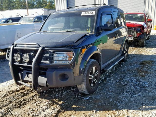 5J6YH18756L009376 - 2006 HONDA ELEMENT EX BLACK photo 2