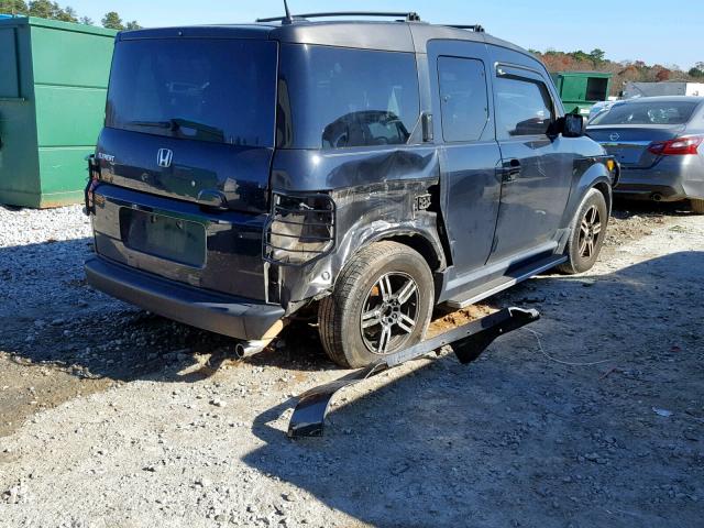 5J6YH18756L009376 - 2006 HONDA ELEMENT EX BLACK photo 4