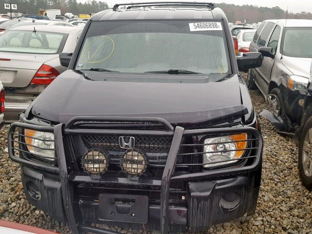 5J6YH18756L009376 - 2006 HONDA ELEMENT EX BLACK photo 9