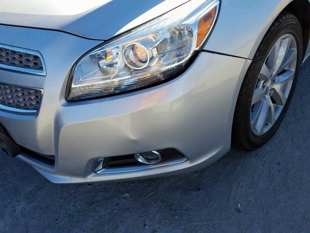 1G11H5SA8DF279290 - 2013 CHEVROLET MALIBU LTZ SILVER photo 9