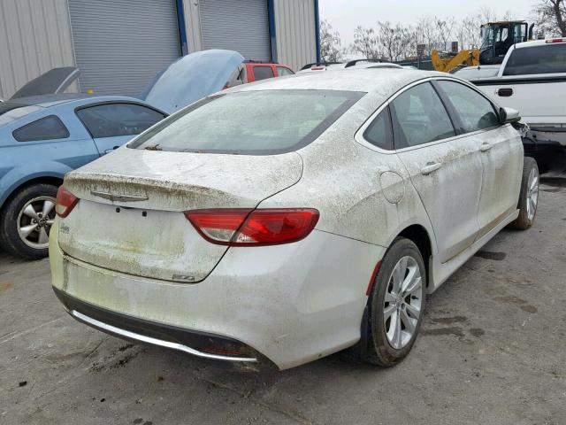 1C3CCCAB9FN555664 - 2015 CHRYSLER 200 LIMITE WHITE photo 4