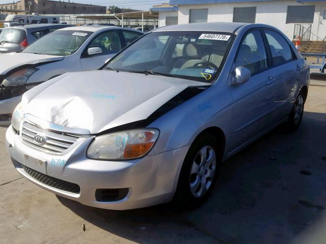 KNAFE121375403326 - 2007 KIA SPECTRA EX SILVER photo 2