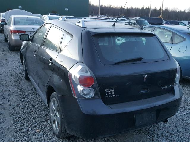 5Y2SM67009Z412840 - 2009 PONTIAC VIBE BLACK photo 3