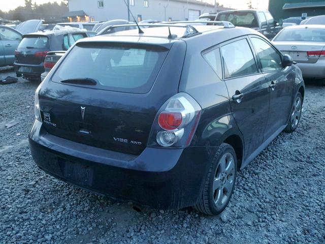 5Y2SM67009Z412840 - 2009 PONTIAC VIBE BLACK photo 4