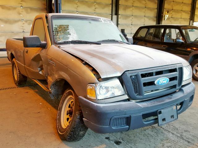 1FTYR10D06PA83687 - 2006 FORD RANGER TAN photo 1