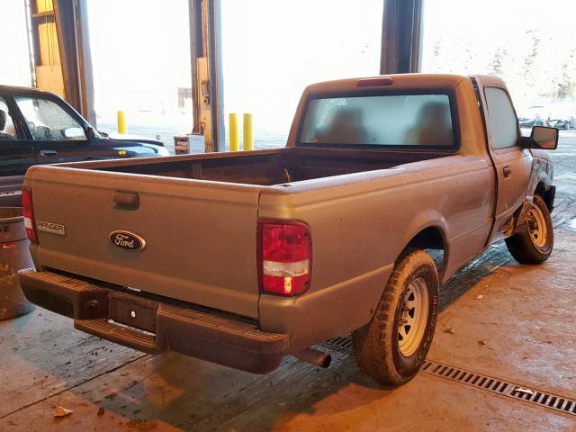 1FTYR10D06PA83687 - 2006 FORD RANGER TAN photo 4