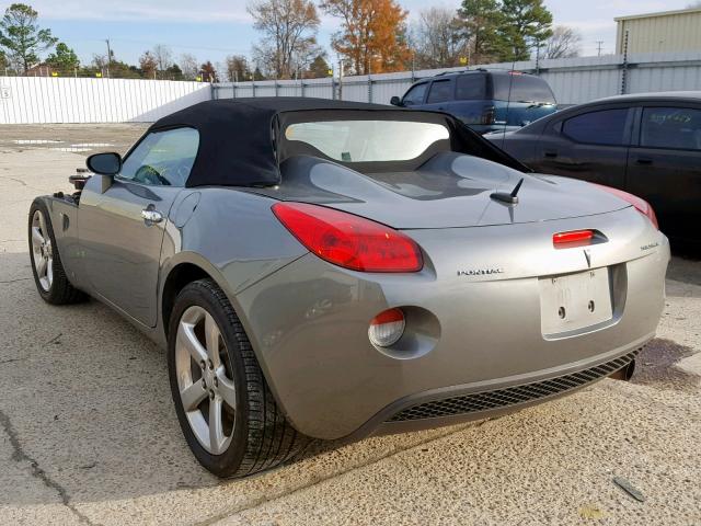 1G2MB35B87Y124511 - 2007 PONTIAC SOLSTICE GRAY photo 3