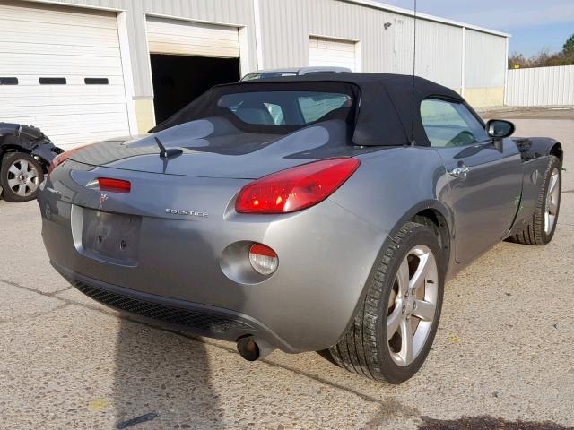 1G2MB35B87Y124511 - 2007 PONTIAC SOLSTICE GRAY photo 4