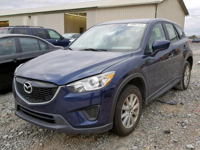 JM3KE2BE3D0101707 - 2013 MAZDA CX-5 SPORT BLUE photo 2