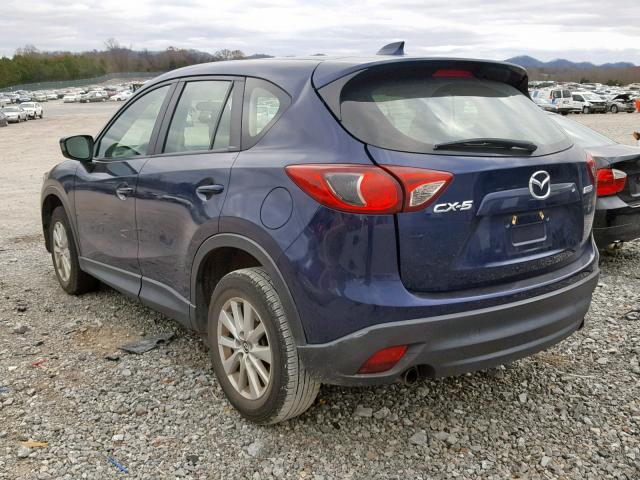 JM3KE2BE3D0101707 - 2013 MAZDA CX-5 SPORT BLUE photo 3