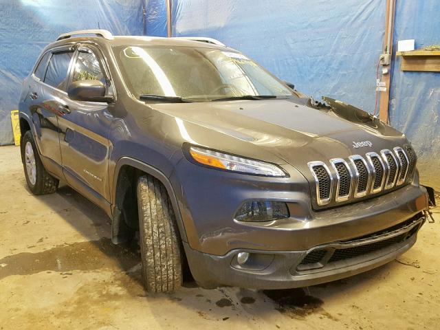 1C4PJMCB0HW537511 - 2017 JEEP CHEROKEE L GRAY photo 1