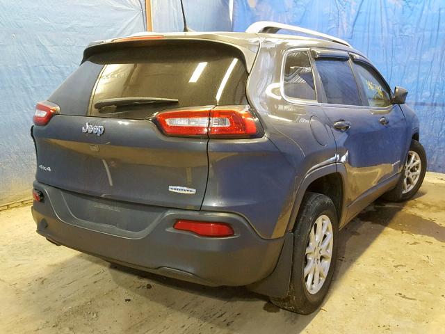 1C4PJMCB0HW537511 - 2017 JEEP CHEROKEE L GRAY photo 4