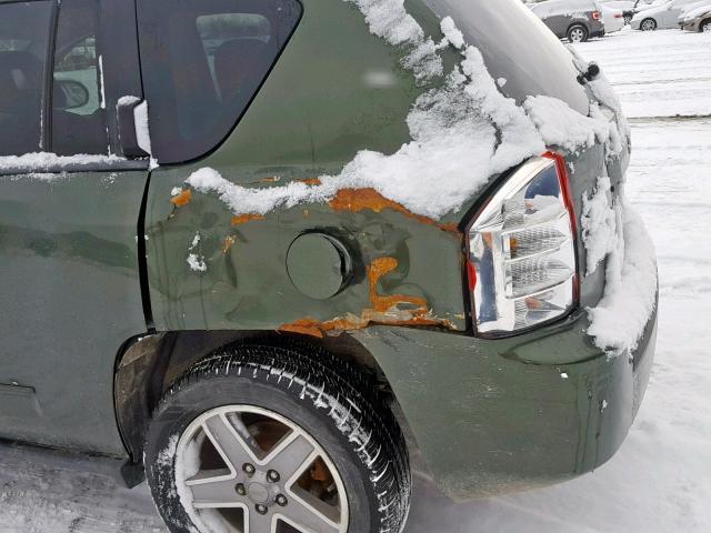 1J8FF47W08D594872 - 2008 JEEP COMPASS SP GREEN photo 9