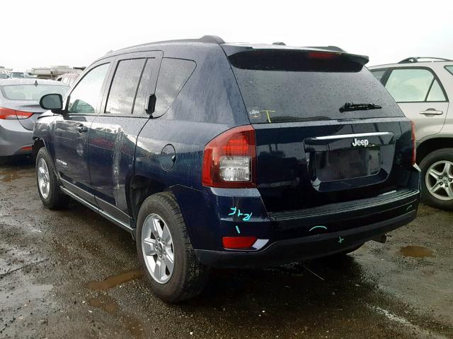1C4NJCBBXGD574613 - 2016 JEEP COMPASS SP ლურჯი ფოტო 3