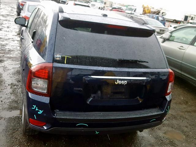 1C4NJCBBXGD574613 - 2016 JEEP COMPASS SP ლურჯი ფოტო 9