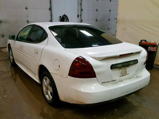 2G2WP552861101821 - 2006 PONTIAC GRAND PRIX WHITE photo 3