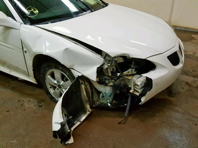 2G2WP552861101821 - 2006 PONTIAC GRAND PRIX WHITE photo 9