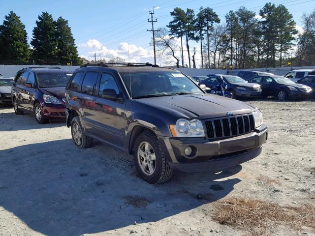 1J4GS48K85C667789 - 2005 JEEP GRAND CHER GRAY photo 1