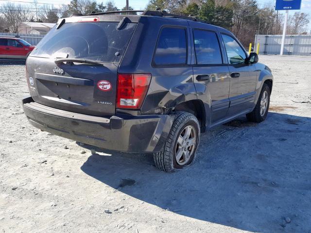 1J4GS48K85C667789 - 2005 JEEP GRAND CHER GRAY photo 4