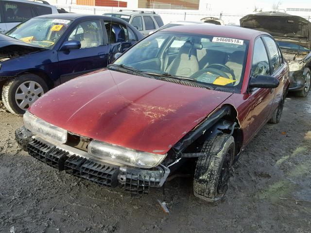 1G8ZH5281WZ106228 - 1998 SATURN SL1 RED photo 2