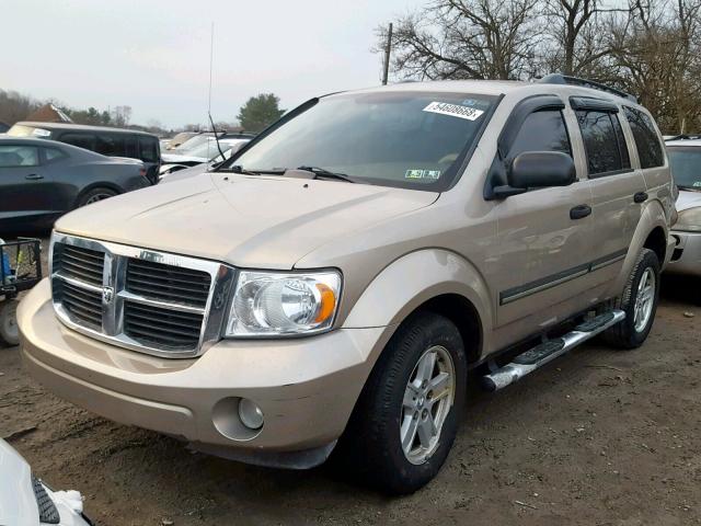 1D8HB48N48F155780 - 2008 DODGE DURANGO SL GOLD photo 2