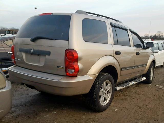 1D8HB48N48F155780 - 2008 DODGE DURANGO SL GOLD photo 4