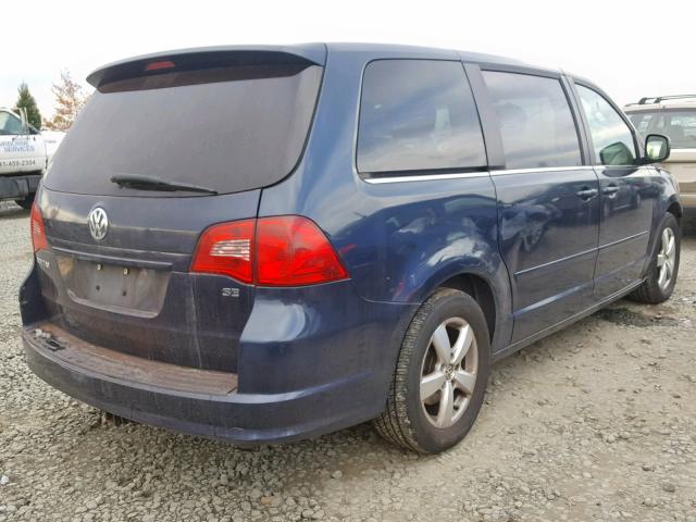 2V8HW34139R501073 - 2009 VOLKSWAGEN ROUTAN SE BLUE photo 4