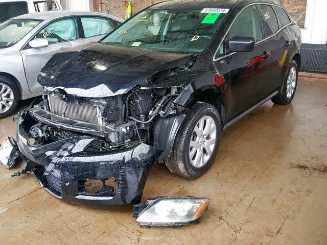 JM3ER293770112753 - 2007 MAZDA CX-7 BLACK photo 2