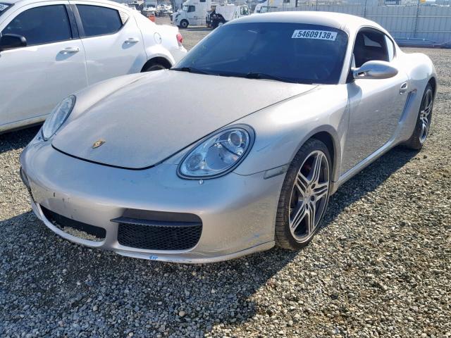 WP0AB29837U782798 - 2007 PORSCHE CAYMAN S SILVER photo 2