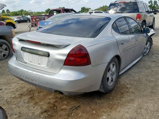 2G2WP552961131796 - 2006 PONTIAC GRAND PRIX SILVER photo 4