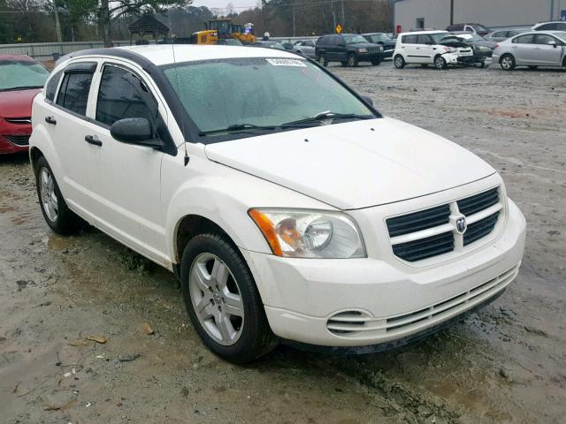 1B3HB28B38D718419 - 2008 DODGE CALIBER WHITE photo 1