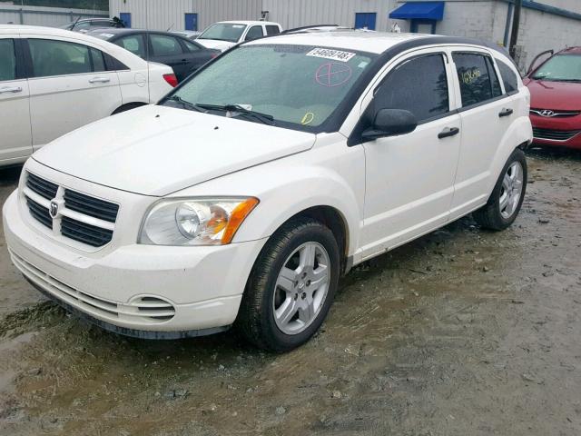 1B3HB28B38D718419 - 2008 DODGE CALIBER WHITE photo 2