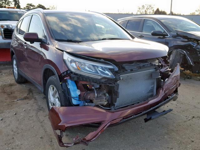 5J6RM4H70GL072288 - 2016 HONDA CR-V EXL BURGUNDY photo 1