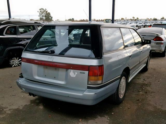 JF1BJ6320NG901010 - 1992 SUBARU LEGACY L/H BLUE photo 4