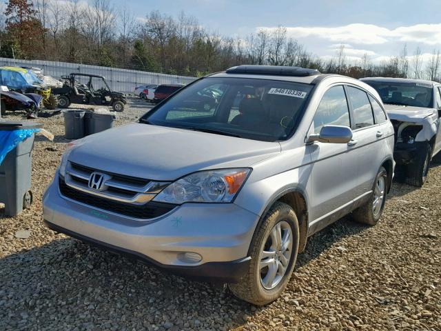 5J6RE3H73BL054514 - 2011 HONDA CR-V EXL SILVER photo 2