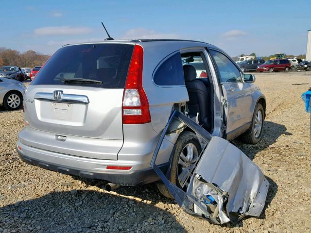 5J6RE3H73BL054514 - 2011 HONDA CR-V EXL SILVER photo 4