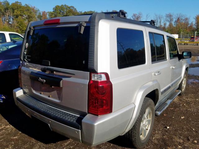 1J8HG48K68C128449 - 2008 JEEP COMMANDER ვერცხლისფერი ფოტო 4