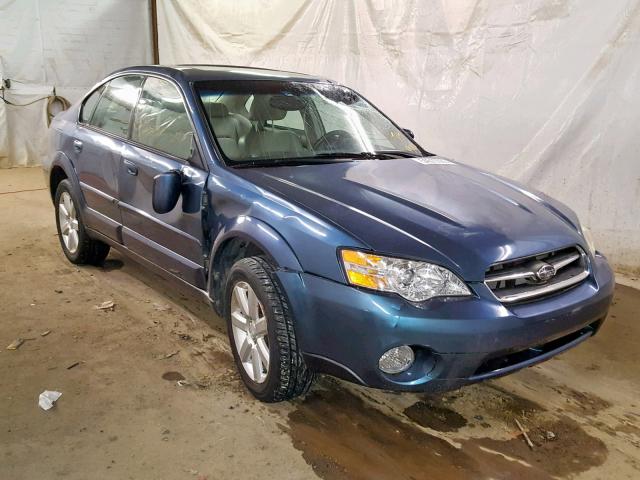 4S4BL62C267210637 - 2006 SUBARU LEGACY OUT BLUE photo 1