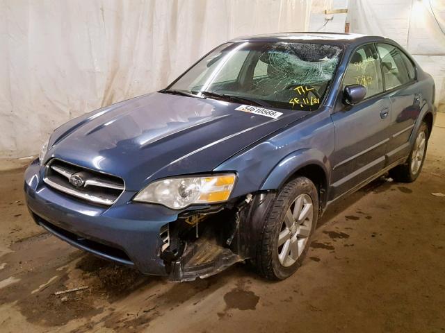 4S4BL62C267210637 - 2006 SUBARU LEGACY OUT BLUE photo 2