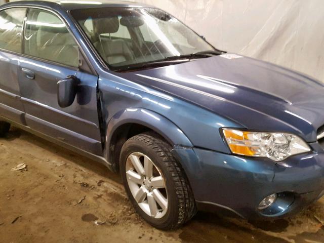 4S4BL62C267210637 - 2006 SUBARU LEGACY OUT BLUE photo 9