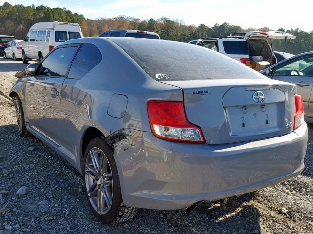 JTKJF5C79C3040985 - 2012 TOYOTA SCION TC ნაცრისფერი ფოტო 3