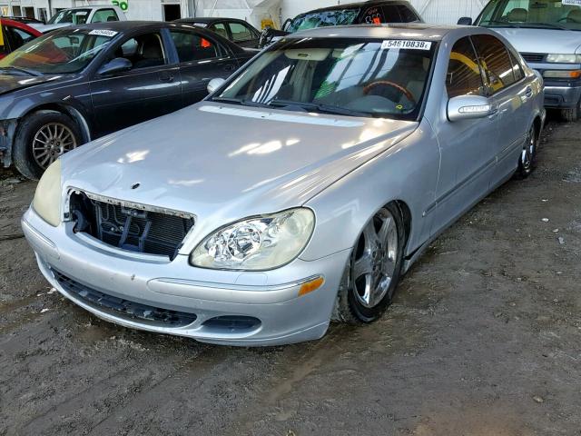 WDBNG70J44A415257 - 2004 MERCEDES-BENZ S 430 SILVER photo 2