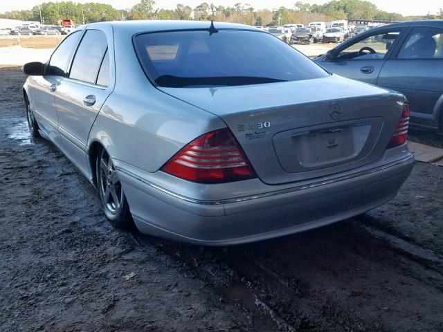 WDBNG70J44A415257 - 2004 MERCEDES-BENZ S 430 SILVER photo 3