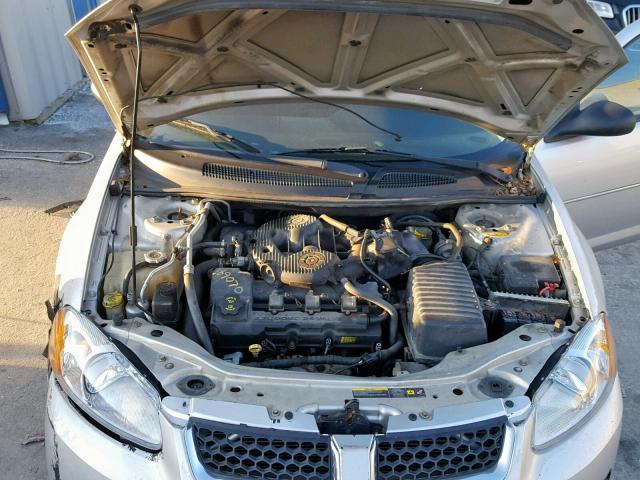 1B3EL46R35N673824 - 2005 DODGE STRATUS SX SILVER photo 7